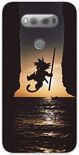 Compatible with LG V20 Drag'on Cool Ball Go'ku 584 Phone Case Soft Slim Protective Silicone Phone Cover Clear