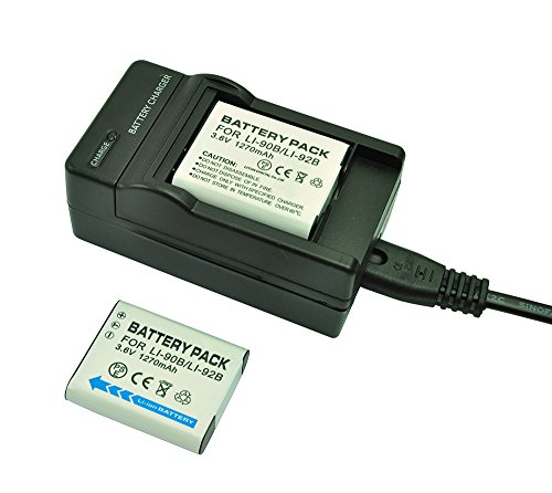 Mondpalast@ 2X Reemplazo batería LI90B LI 90B / LI