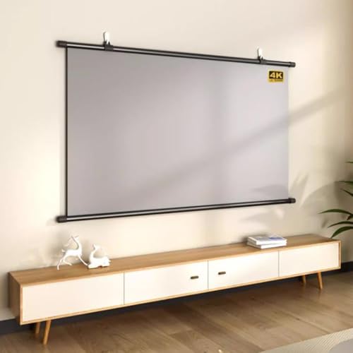 Pantalla de proyección manual 72" 4:3 anti luz