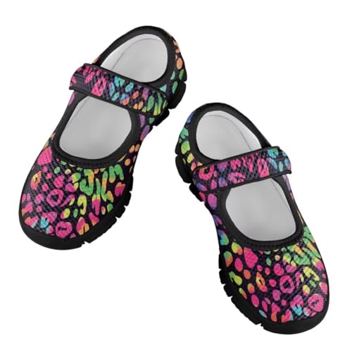 Mary Jane Shoes Girl's Lightweight Sneaker Toddler Cute Anti-Skid Sneaker with Magic Sticker Casual Wear2
