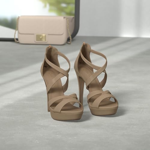 DREAM PAIRS Women's High Heel Platform Dress Pump Sandals2