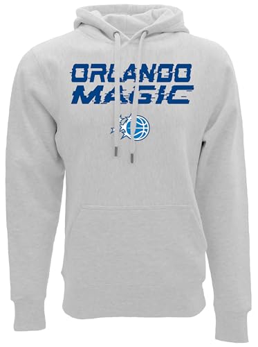Blue 84 Orlando Magic NBA Officially Licensed Hooded Sweatshirt Heavyweight, X-Large Ash Heather