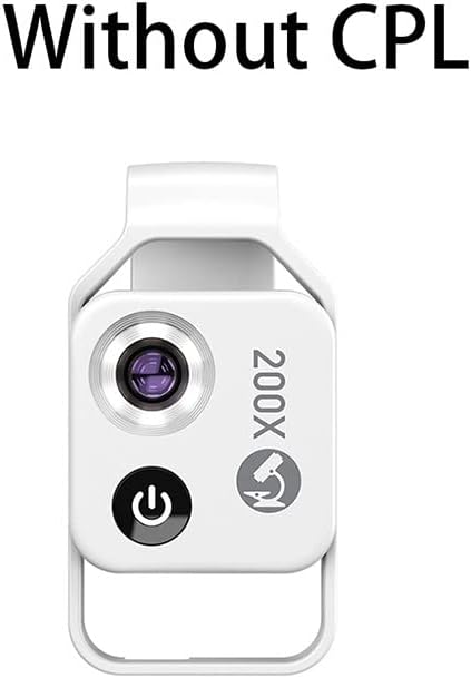 顕微鏡アクセサリーキット 電話顕微鏡カメラの電子拡大鏡レンズのための200xデジタル顕微鏡6 導いた明るさを点灯させる 顕微鏡スライ