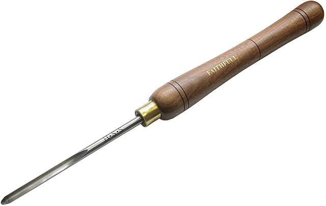 Faithfull FAIWCTROU8 HSS Turning Chisel 8mm Spindle Gouge