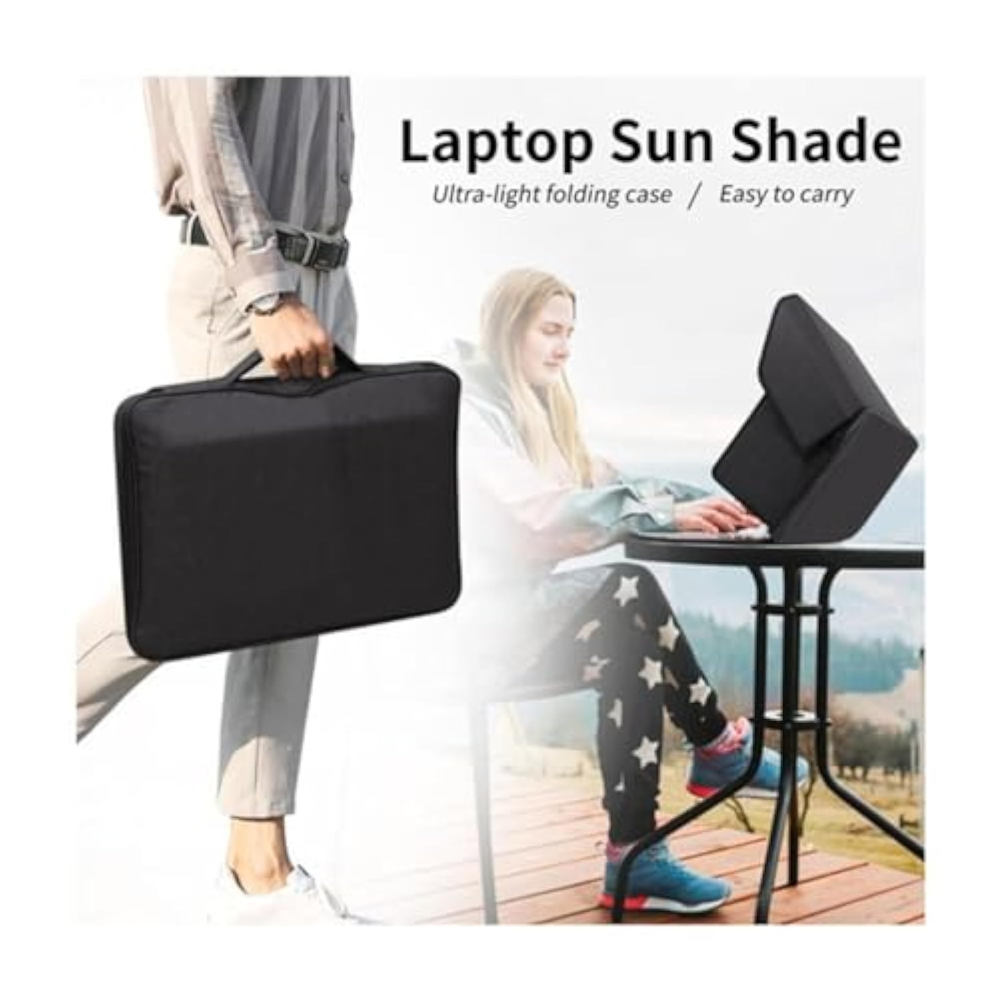 16 Inch Laptop Sun Shade Storage Bag for Travel