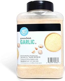 Amazon Brand - Happy Belly Granulated Garlic, 24 Ounces