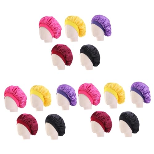 Bonnet élastique satin Healvian idéal pour le sommeil et le voyage