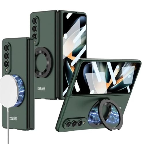 Coque Samsung Z Fold 4 magnétique avec support intégré et écran