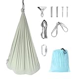 Sensory Swing - 55" x 59" Dual-Layer Therapy Swing for Autism, ADHD & Sensory Needs, Calming Hug Effect, 360Β° Swivel, Indoor/Outdoor Use, Supports Up to 300 lbs