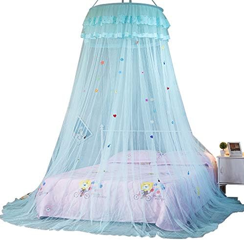 蚊帳 天蓋カーテン お姫様 オシャレ 円形蚊帳 吊り下げ 子供部屋 インテリア 防虫防蚊 装飾