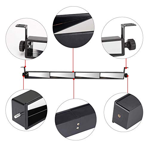 10L0L Universal Golf Cart 4 Panel Mirror For Ezgo Club Car Yamaha, Eliminate Blind Spots Rear View Mirror #TOP3