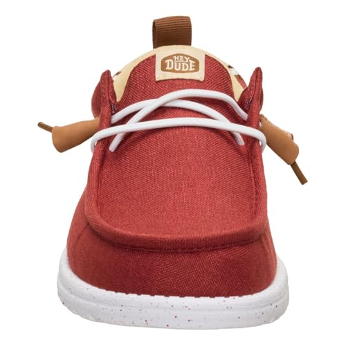 Image of HEYDUDE Men's Wally Craft Linen Slip-On Loafers | Lightweight Comfortable Shoes | Travel Ready Casual Walking Sneakers