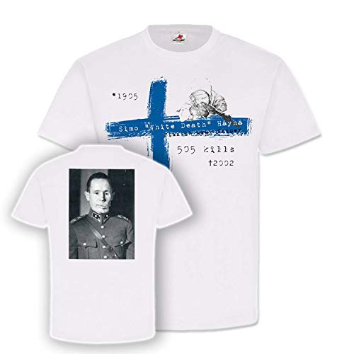 T-shirt Simo Häyha blanc XXXXXL résolvant le manque de grandes tailles style