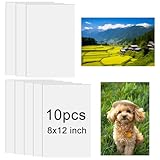 10 piezas de sublimación de metal para fotos en blanco de 8 x 12 x 0,45 mm, letrero de aluminio para fotos en blanco, marco de póster en blanco