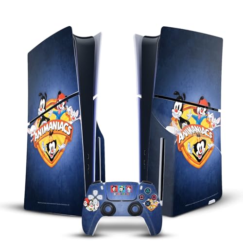 Sticker Animaniacs pour PS5 Slim Disc autocollant vinyle anti-trace pour console et DualSense