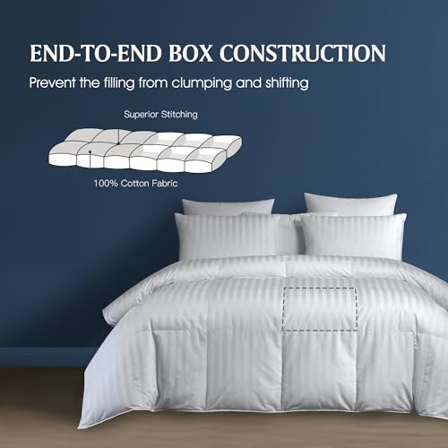 Blue Ridge Home Fashions 160411 350 Thread Count Cotton Damask Down Alternative Comforter thumb #4