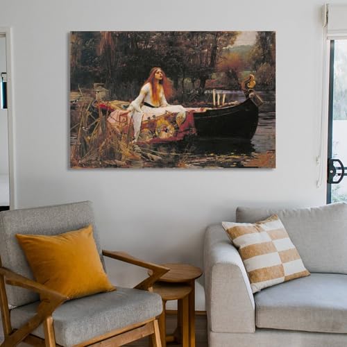 Toile de Shalott Waterhouse pour transformer un mur vide en galerie d'art