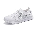 Perfekt für den täglichen Gebrauch: Gestrickte Anti-Rutsch-Sneakers, günstige Schuhe für Outdoor-Walking, Unterhaltung, Freizeit, Party, Arbeit, Hochzeit und andere Anlässe, Farbe robust und stilvoll. Langjährige Arbeit im Stehen, Gehen, Gelegenheitsarbeit.