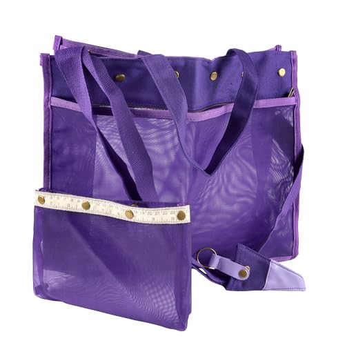 Bolsas JubileeYarn para armazenamento de fios, Sacola de malha de fio - roxa, 1 Bag