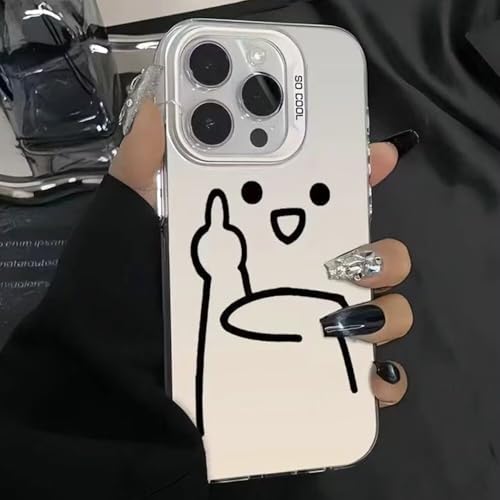 �l�C iPhone 16E �p �P�[�X �A�j�� ���� ���������� �X�}�z�P�[�X �L�����N�^�[ �o���p�[ �����Y�ی� ���C�����X�[�d�Ή� AYP-C2185 �A�C�t�H��16E �p B