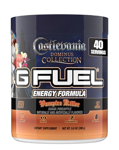 G Fuel Castlevania Vampire Killer Energy Drink Powder, Pre Workout
