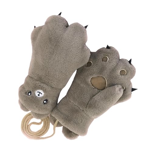 Guantes de pata de gato con felpa gruesa para una protección térmica total