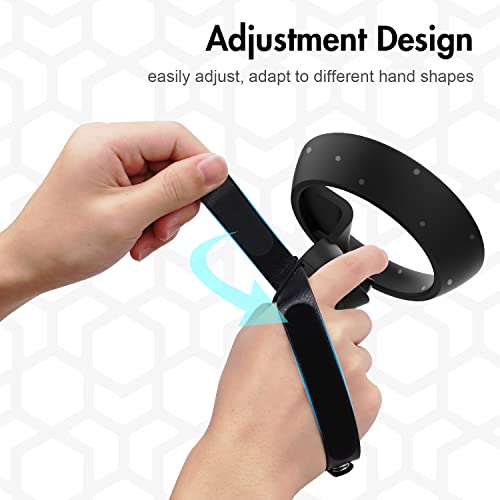 AMVR vr Touch Controller Grip Anti-Throw Strap Zubehör, für HP Reverb G2, mit Batterieöffnung und verstellbarem Knöchelriemen