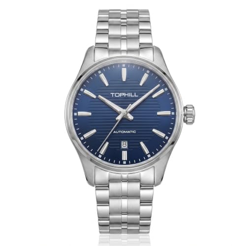 Image of TOPHILL Men Watches Automatic Mechanical Watches - Dive, GMT, Chronograph & Dress Styles | 316L Stainless Steel, Sapphire Crystal, Ceramic Bezel | 5ATM-300M Waterproof with Super Luminous | Classic Business & Sport Casual
