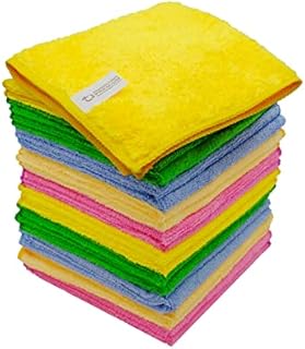 Premier Bond Distribution Microfibre Cleaning Cloth 30x30 cm, Pack of 10, Large 300GSM
