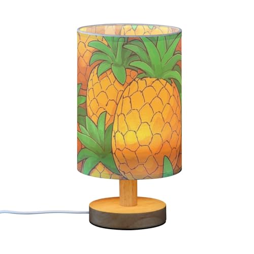 Lámpara de noche piña para mesa infantil con USB miniatura 2