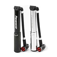 パナレーサー(Panaracer) 高圧対応 携帯ワンタッチポンプ 仏式/米式バルブ対応 フレーム取付用ブラケット付き ブラック 約17cm BMP-23AEZ-B