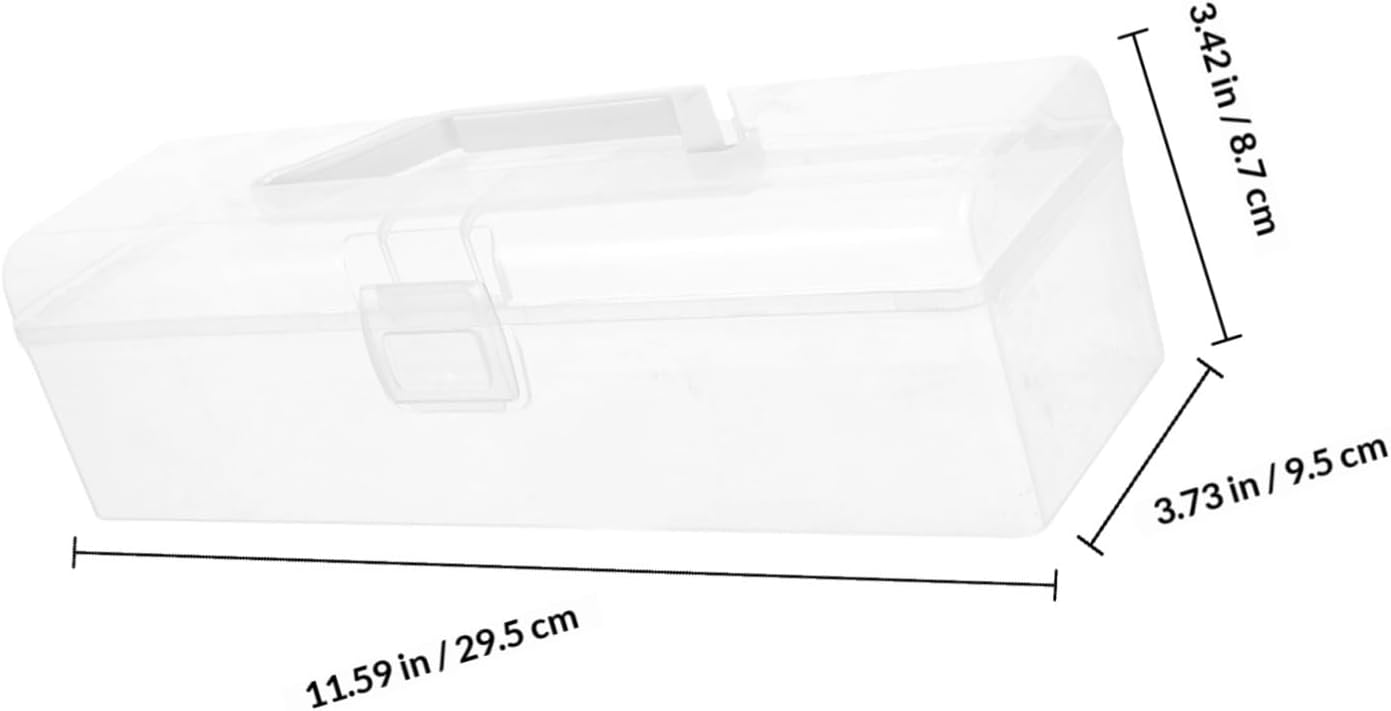 Plastic Identification Handle Storage Box Multi-purpose and Tool with Easy Reliable Stylish Organizer for of Tools Suitable for Professional Use and Home
