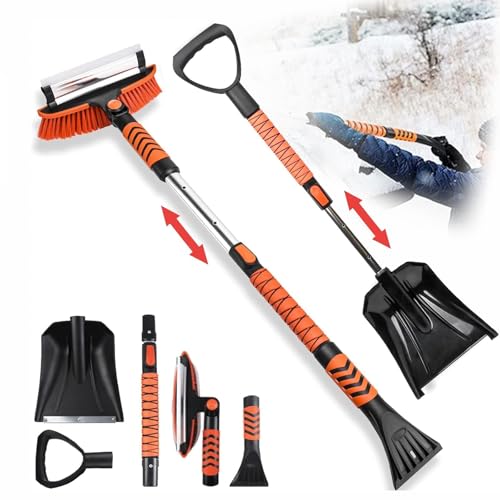 Brosse à neige pour voitures et camions idéale lors des départs au ski en montagne
