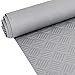 Produktbild ANRO Gummimatte Riffelmatte Meterware 3mm Riffelblech Gummiläufer Riffelblechmatte als Werkstattboden, Bodenbelag, Werkbank Auflage, Gummi Matte für Anhänger, Garage Grau 100 x 100cm