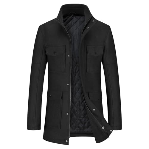 Winterjacke Parka Regenbekleidung Herren Wasserdicht Radregenjacke Herren...