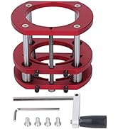 Router Base 4 Jaw Clamping 51mm Height Lifting Aluminum Alloy Body Stainless Steel Support Rod fo...