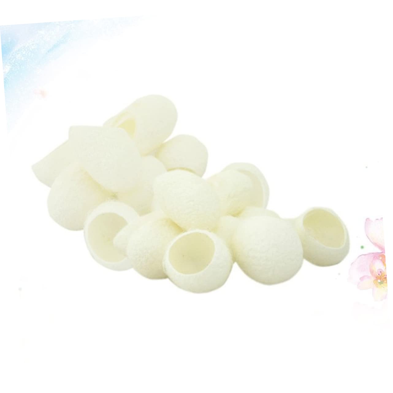 MAGICLULU 3 Set Di Strumenti Esfolianti Per Il Viso in Seta Naturale Scrubber Per La Della Pelle 200 Pezzi*3