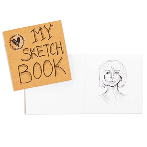 image for Paper Junkie 48 Pack Mini Blank Books for Kids - Bulk Sketchbooks, Kra
