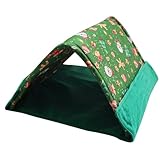 Générique Lit Chinchilla – Tente Triangulaire 2 en 1, Maison Chinchilla – pour Furet, Lapin, Dragons barbus, enclos d'habitat, Coin Salon, favorisant la détente
