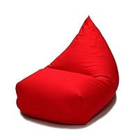 D 新品 レザー ビーズクッション レッド 赤 ソファ レゴリス 北欧 座椅子 ビーズクッション 【REGOLITH レゴリス】 おすすめ 大きい