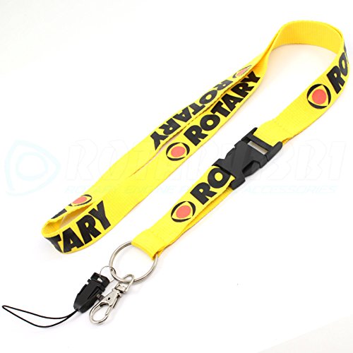 Rotary13B1 Rotary Lanyard (Yellow/Black)