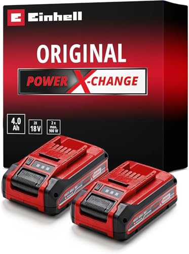 Einhell Original Pack Doble de baterías PXC PXC+ 18 V 4,0 Ah