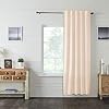 VHC Brands Simple Life Flax Farmhouse Curtain Panel Natural 96×40