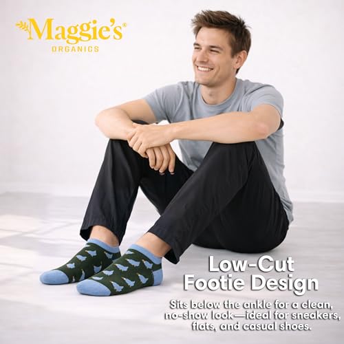 Image of Maggie's Organic Unisex Footie Socks