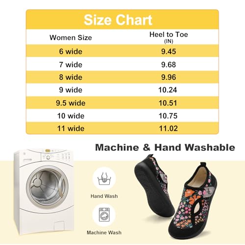 L-RUN Womens Slippers Wide Toe Box Barefoot Diabetic Shoes Ladies House Shoes Winter Slippers for Indoor and Outdoor2