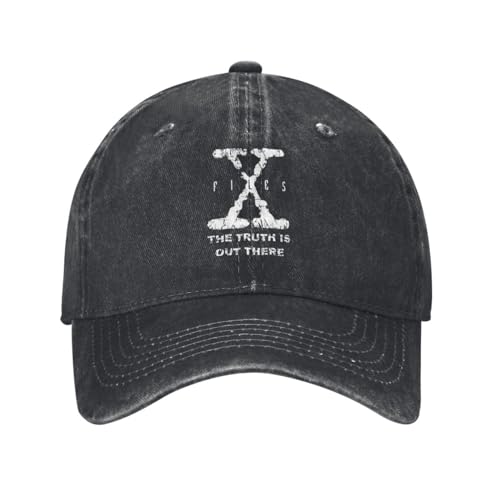 HKYTEEXP X-Files Grunge andise Hipster Chapeau en Denim Respirant Design Chapeau d’été Casquette de Baseball pour Hommes