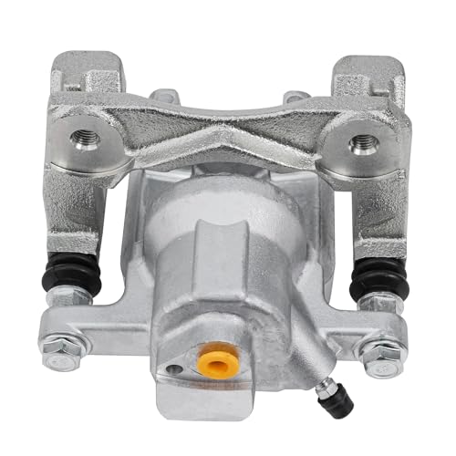 Image of Detroit Axle - Rear Passenger Side Brake Caliper w /Bracket Replacement | for 2013-2017 Toyota Camry Avalon Lexus ES300h ES350