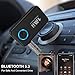1Mii Bluetooth 5.3 Music Receiver for Car/Home Stereo, Aux Bluetooth Adapter for Car with Volume Control Supports Hands Free Calls, 16H Battery Life