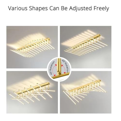 Chandelier LED moderne GWJKG : la solution pour un éclairage de chambre sans éblouissement