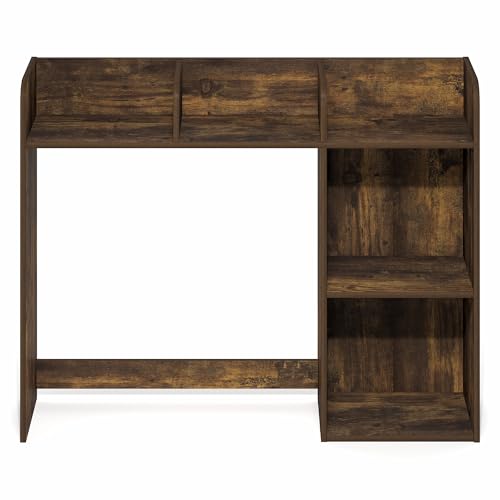 Furinno Classic Desk Shelf, 5-Shelf Desktop Hutch, Book Shelf, 3-Tier Desk Organzier, for Office Supplies, Office Desk Accessories, for Home Office, College, Dorm, Amber Pine - image 7